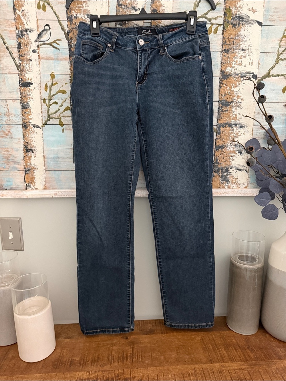Earl Jeans Dark Blue Straight-Leg Women's Jeans